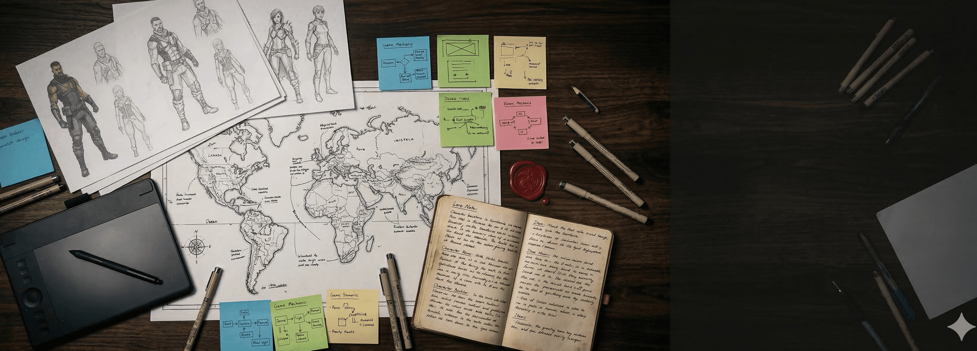 B-03 | desk top-down